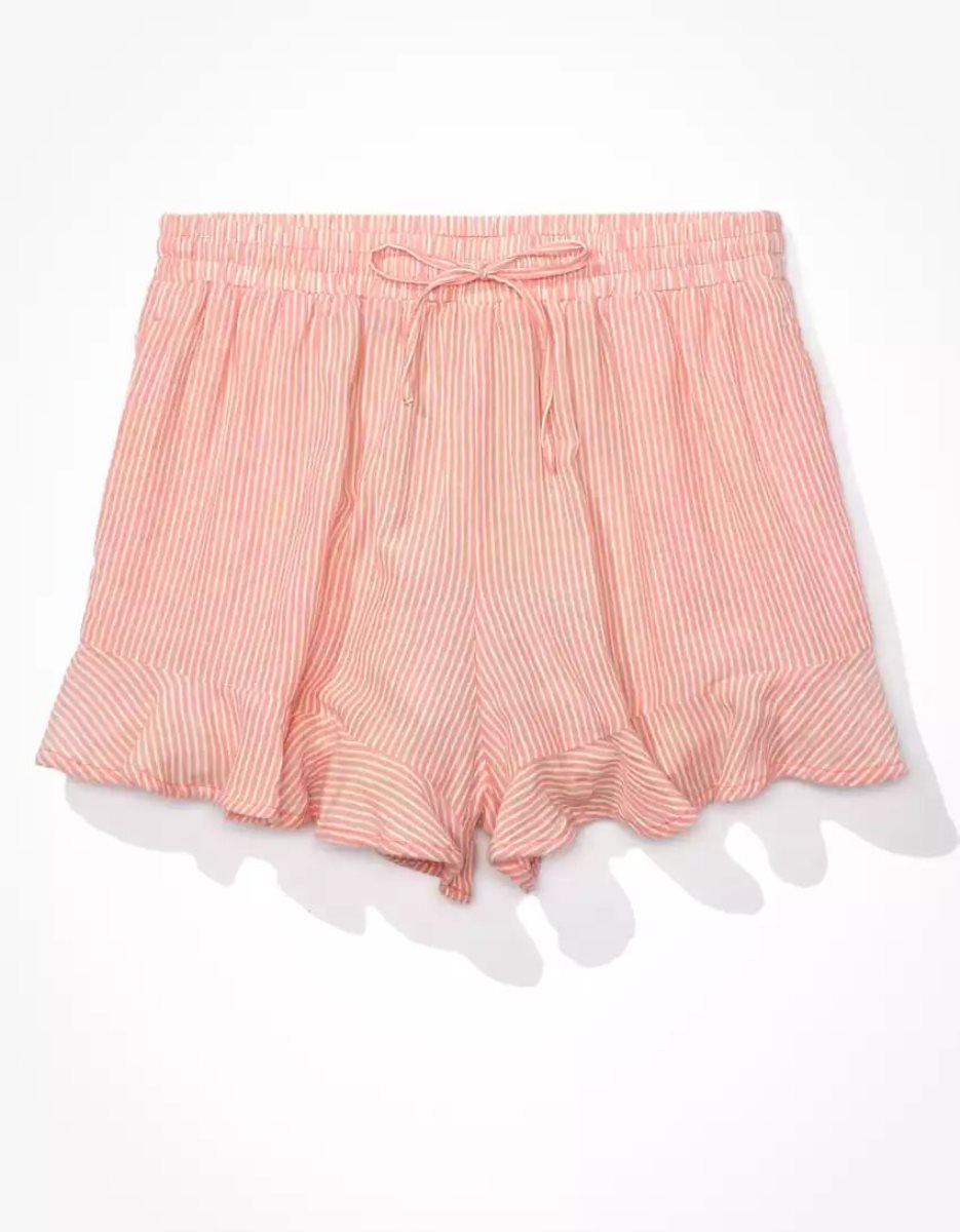 Shorts American Eagle AE Ruffle Corail Femme | ZPZ-87776818